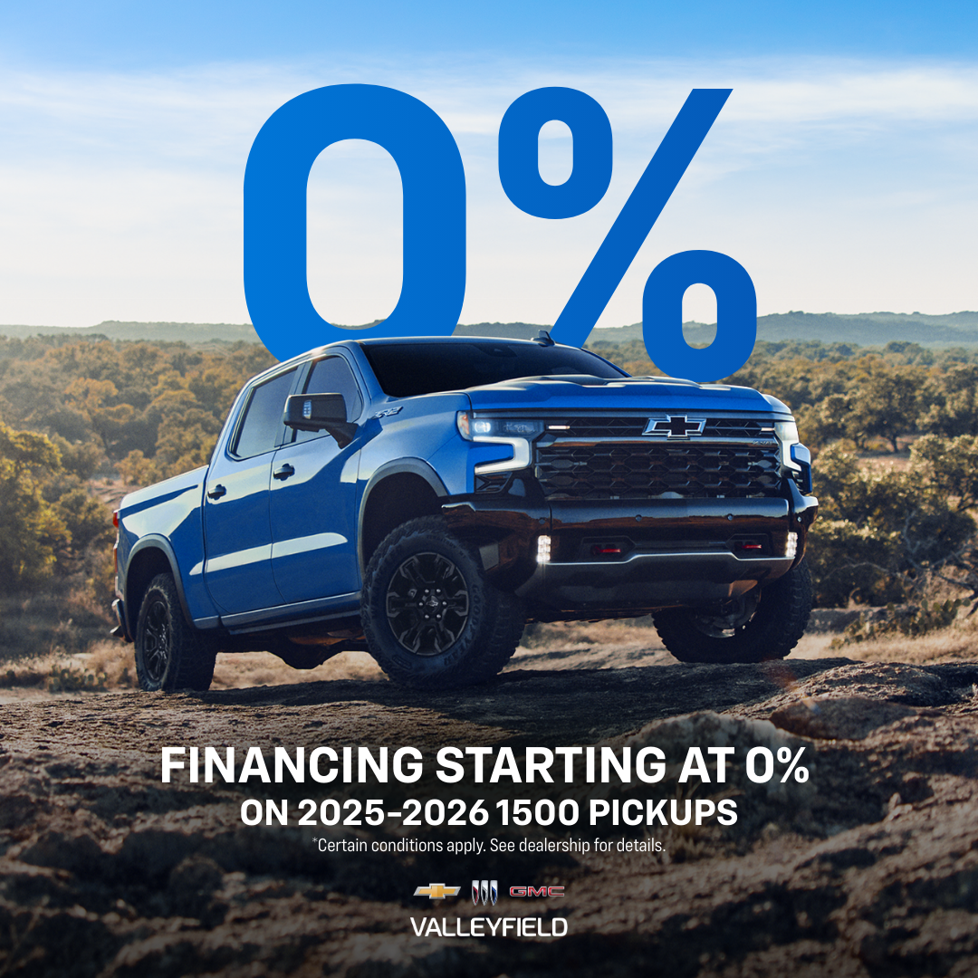 Financing Starting at 0% on Your Next Pickup