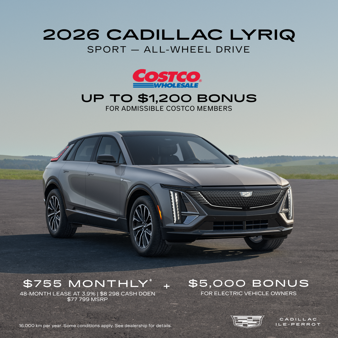 Exceptional conditions on the 2026 LYRIQ