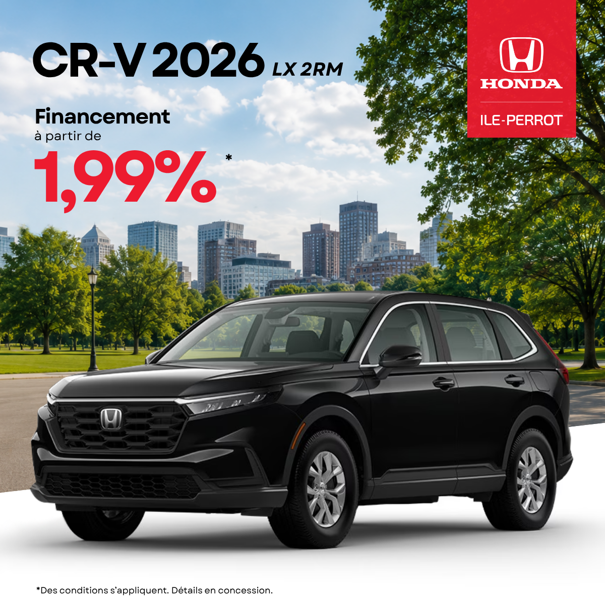 CR-V 2026 à partir de 1,99%