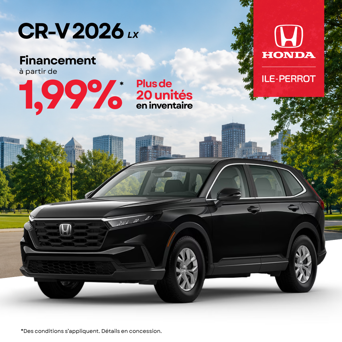 CR-V 2026 � partir de 1,99%
