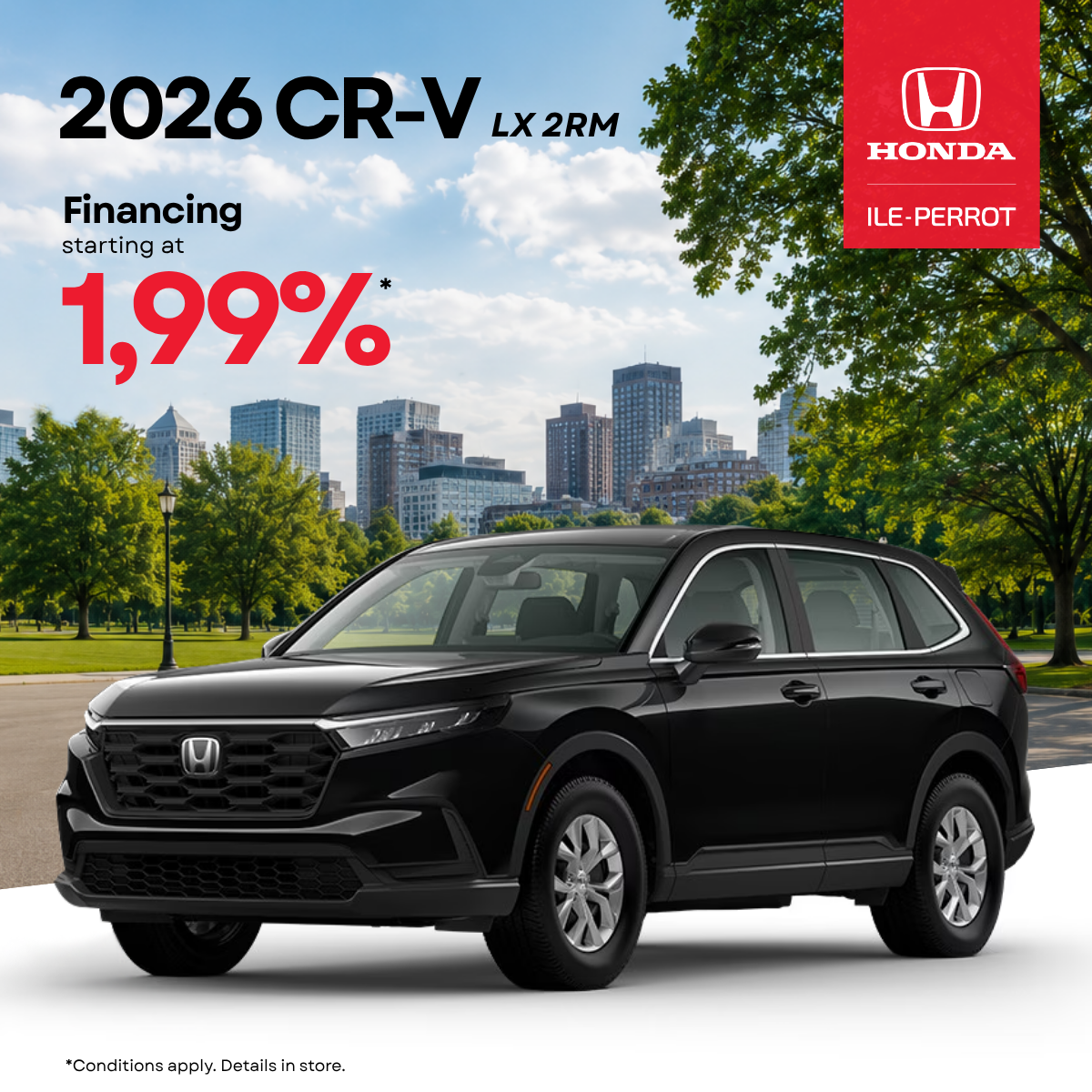 2026 CR-V starting at 1.99%