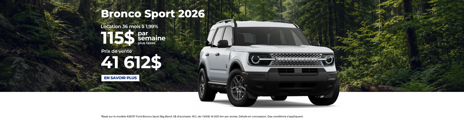 Ford Bronco Sport 2026