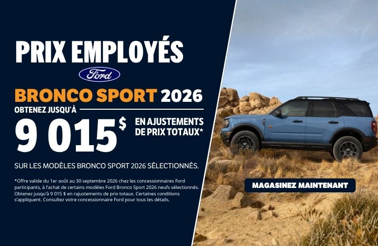 BRONCO SPORT 2026
