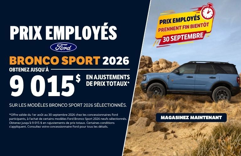 BRONCO SPORT 2026