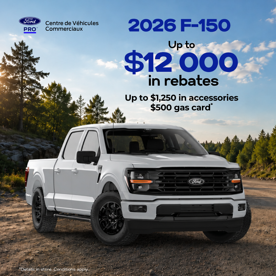 Up to $12,000 off the 2026 F-150