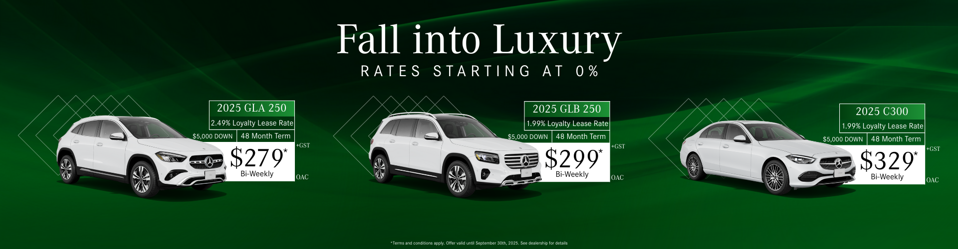 Fall into Luxury
