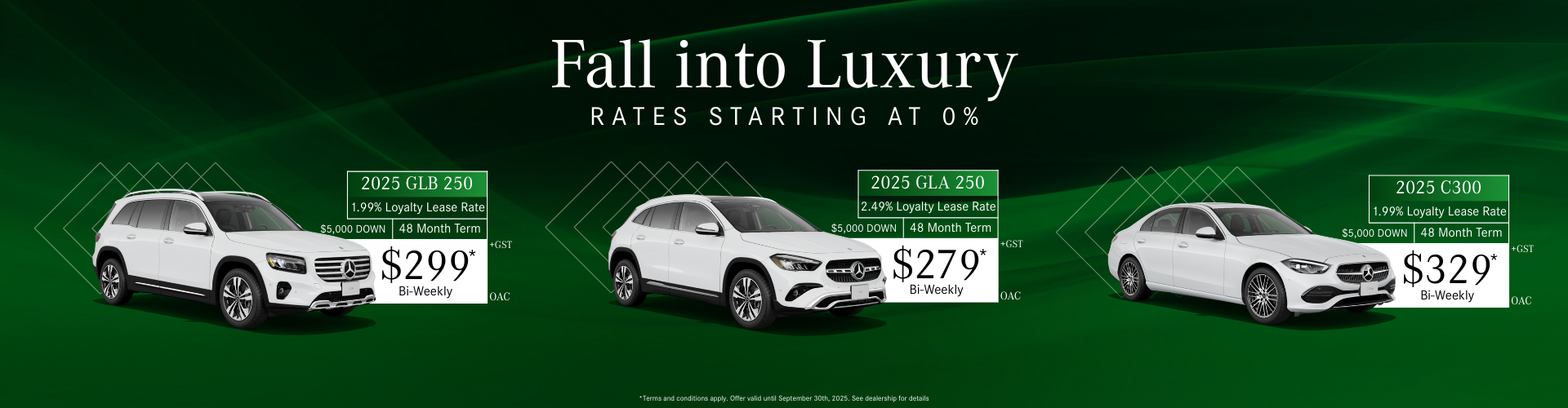 Fall into Luxury