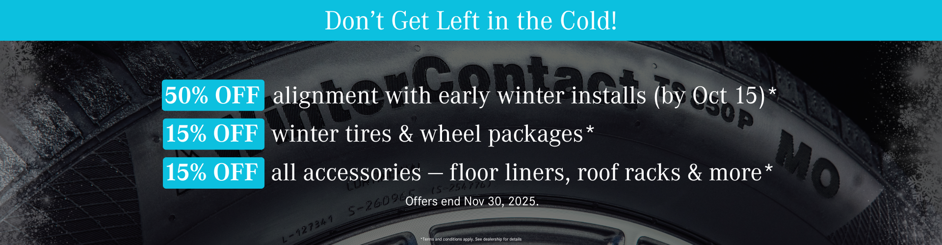 Don’t Get Left in the Cold!