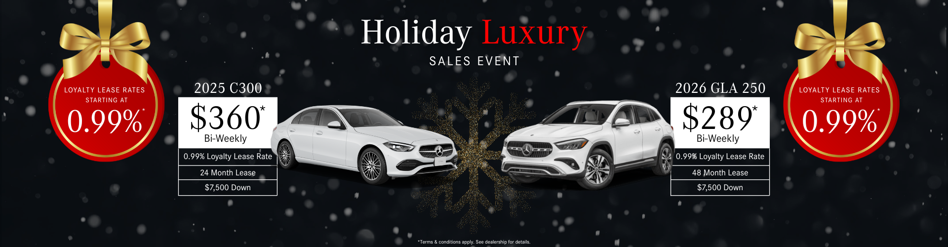 Holiday Luxury Sales Event