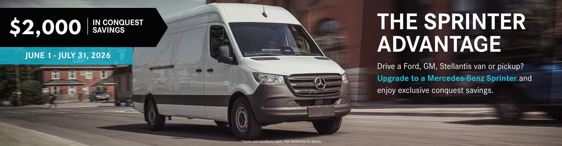 The Sprinter Advantage