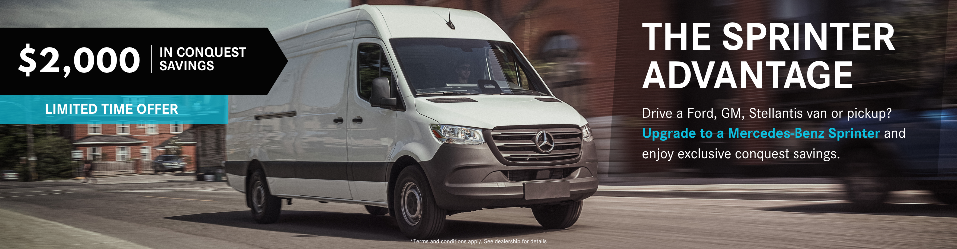 The Sprinter Advantage