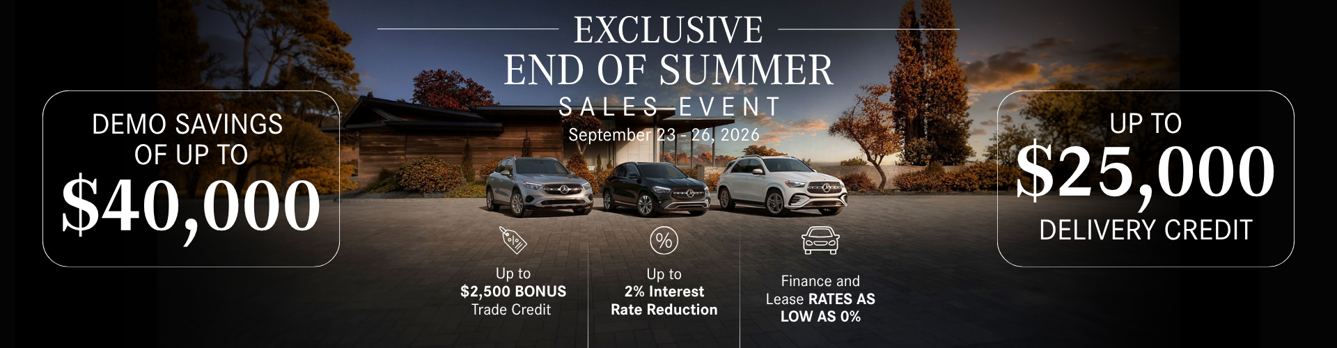 Exclusive Sales Event