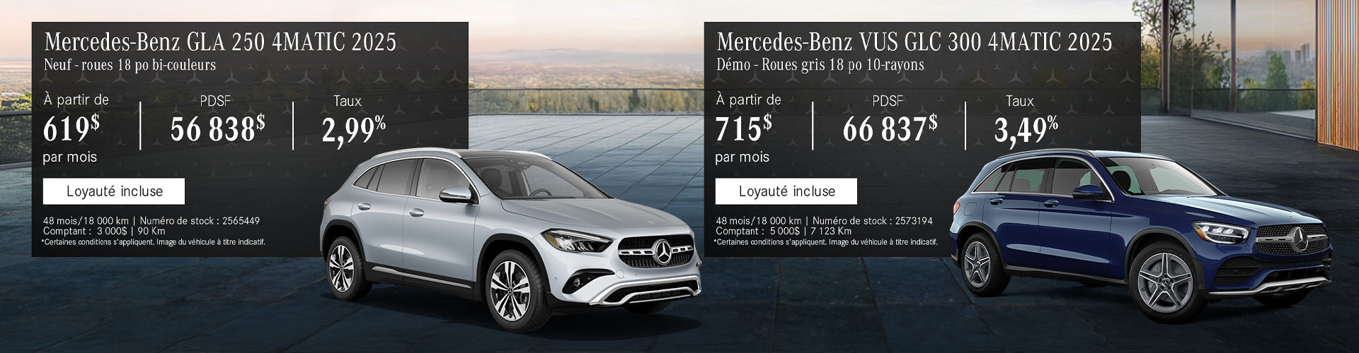Mercedes-Benz GLA 250 GLC 300