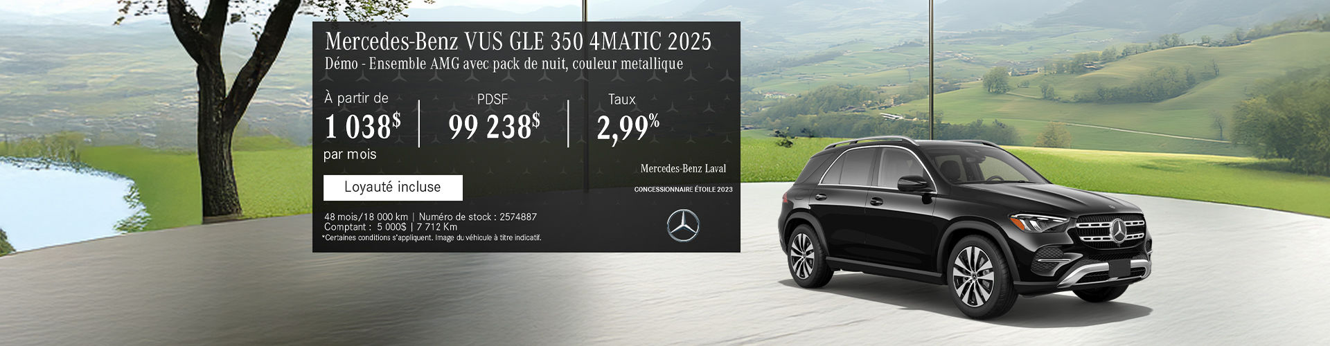 Le Mercedes-Benz GLE 350 4MATIC 2025