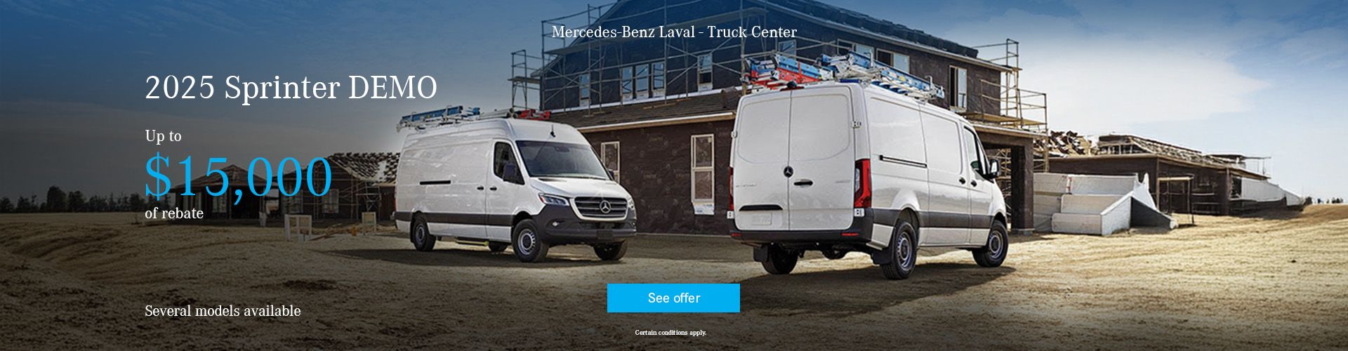 Exclusive Clearance: 2025 Sprinter DEMO Models!