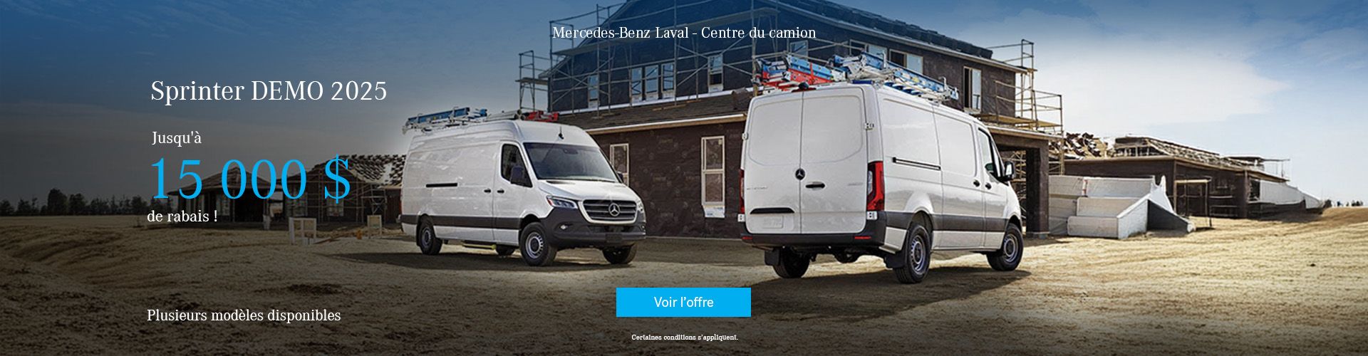 Modèles Sprinter DEMO 2025 disponibles !