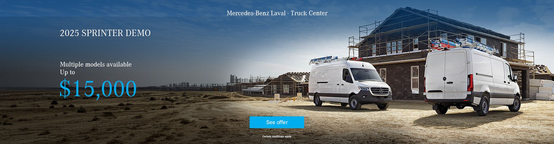 Exclusive Clearance: 2025 Sprinter DEMO Models!
