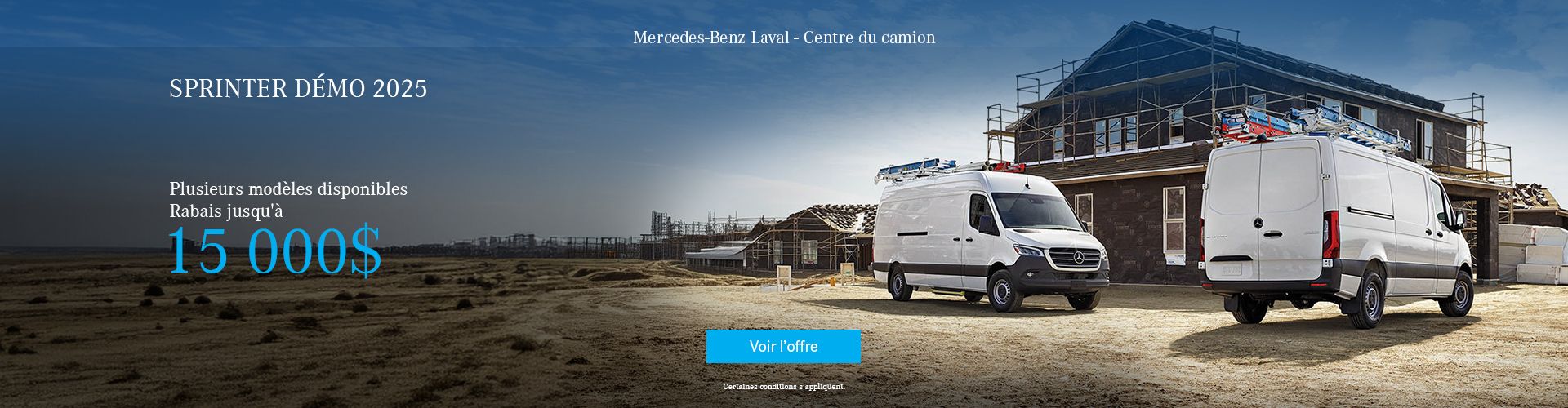 Modèles Sprinter DEMO 2025 disponibles !