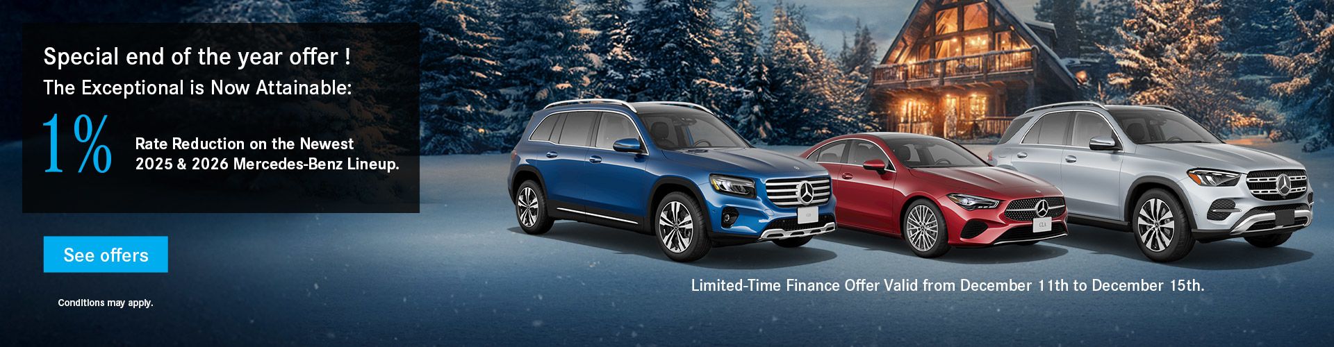 Special end of the year offer