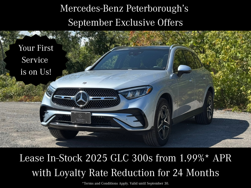 September Exclusive Offers: Lease 2025 GLC300