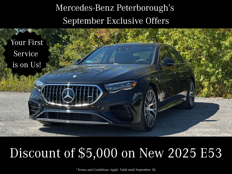 September Exclusive Offers: Savings on 2025 E53