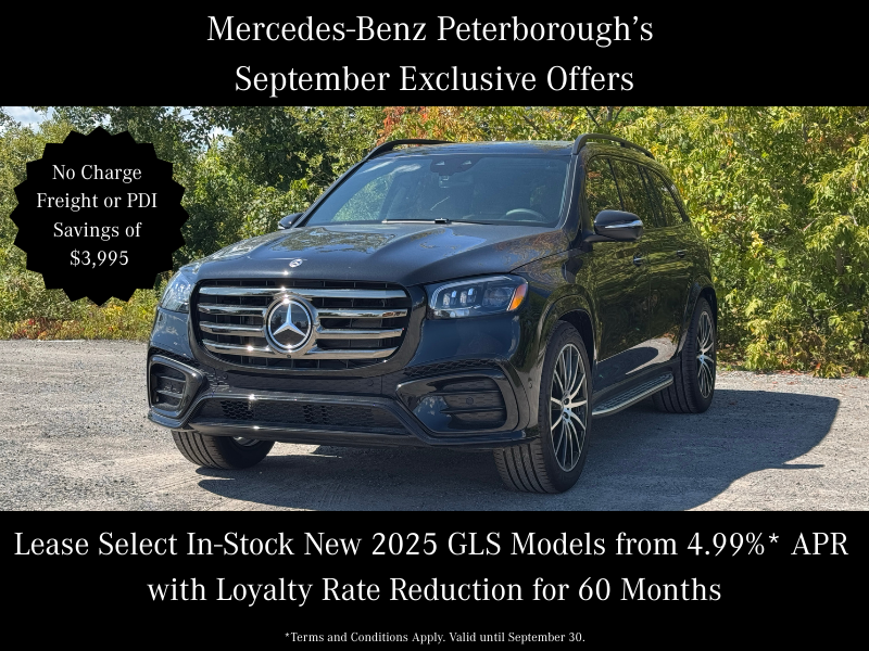 September Exclusive Offers: Savings and Lease Offer on 2025 GLS