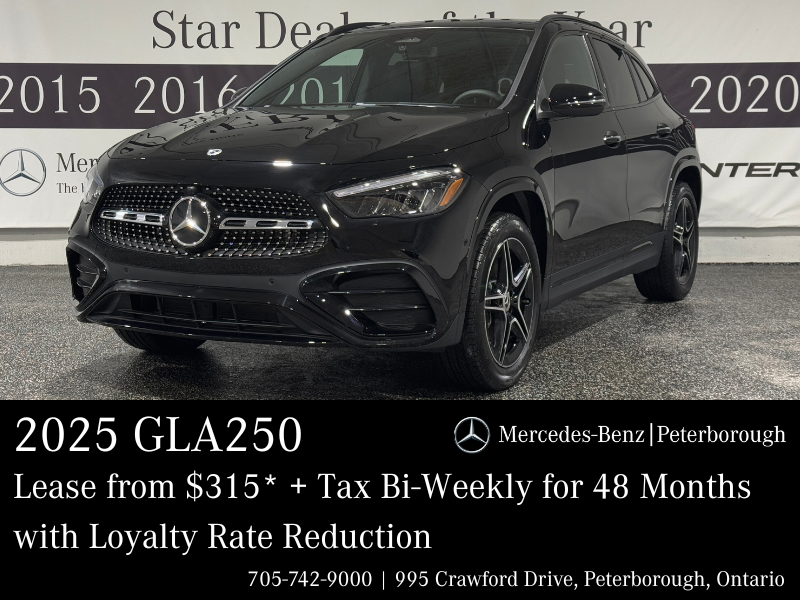 2025 GLA250 November Lease Offers