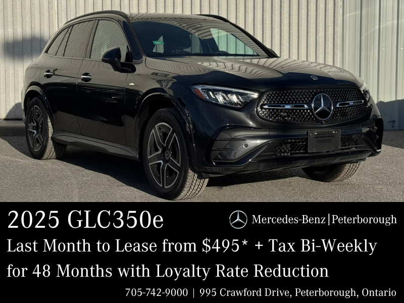 Last Month to Lease: 2025 GLC350e