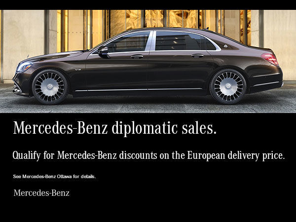 Mercedes-Benz diplomatic sales. | Mercedes-Benz Ottawa Downtown