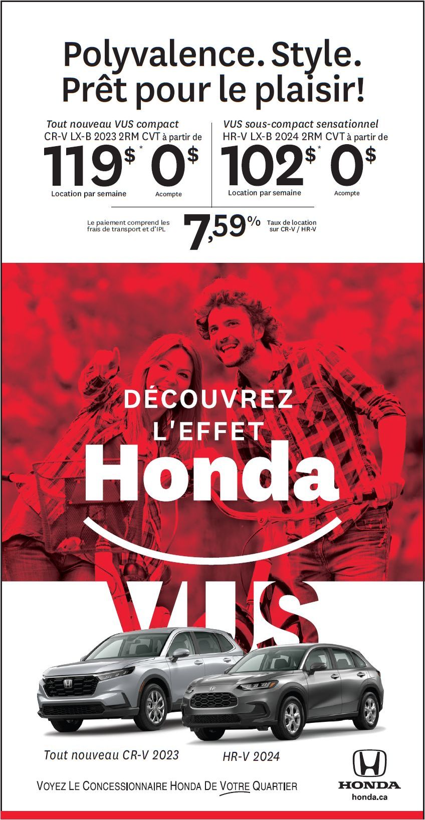 Effet Honda Crv