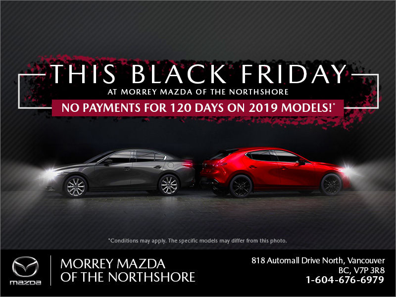 Morrey Mazda of the Northshore in North Vancouver Black Friday