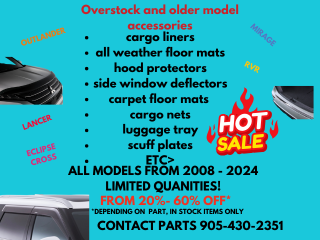 Overstock and Old Model Accessories Sale