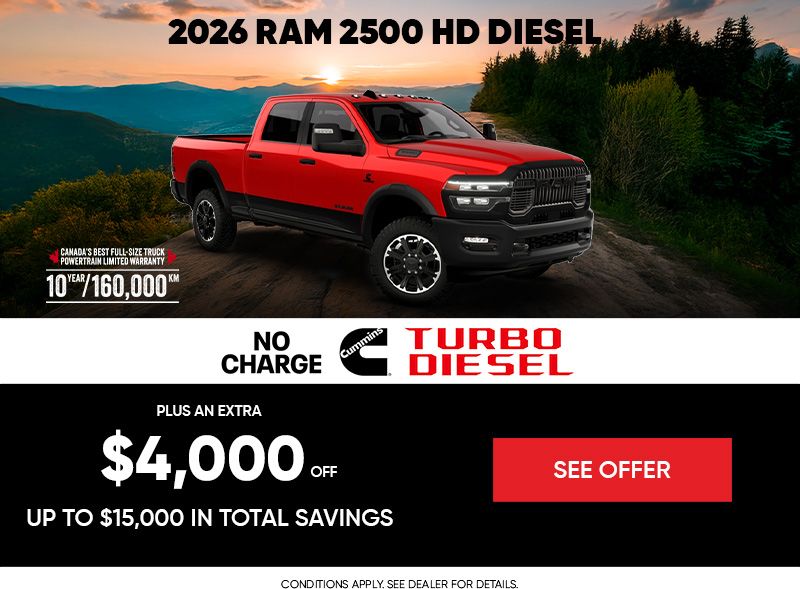 2026 Ram 2500 HD Diesel