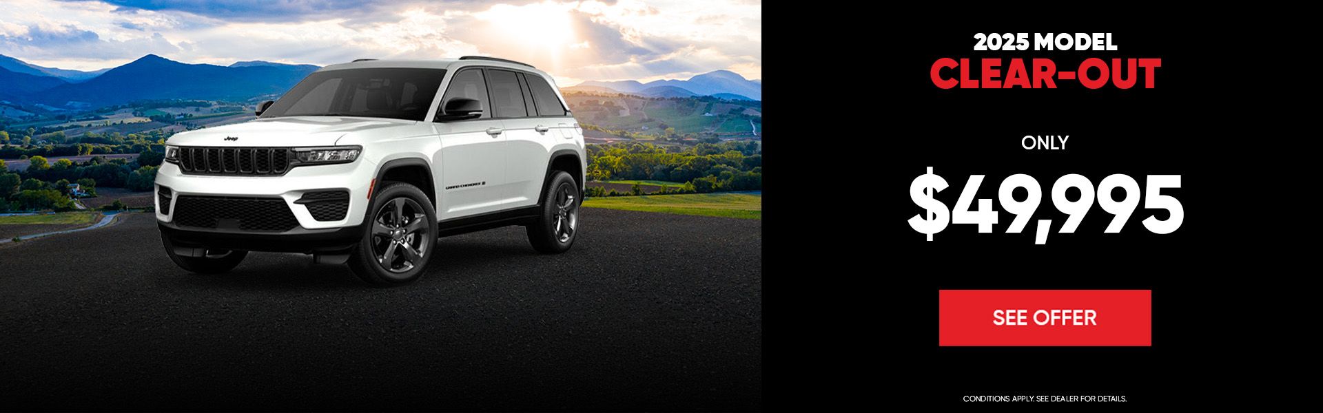 2025 Jeep Grand Cherokee Clear Out