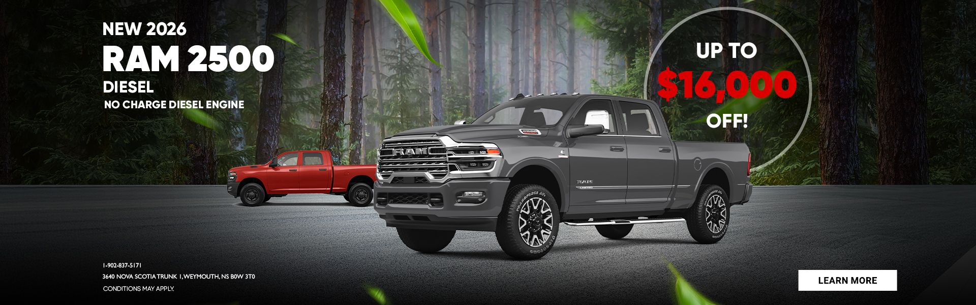 New 2026 RAM 2500 Diesel