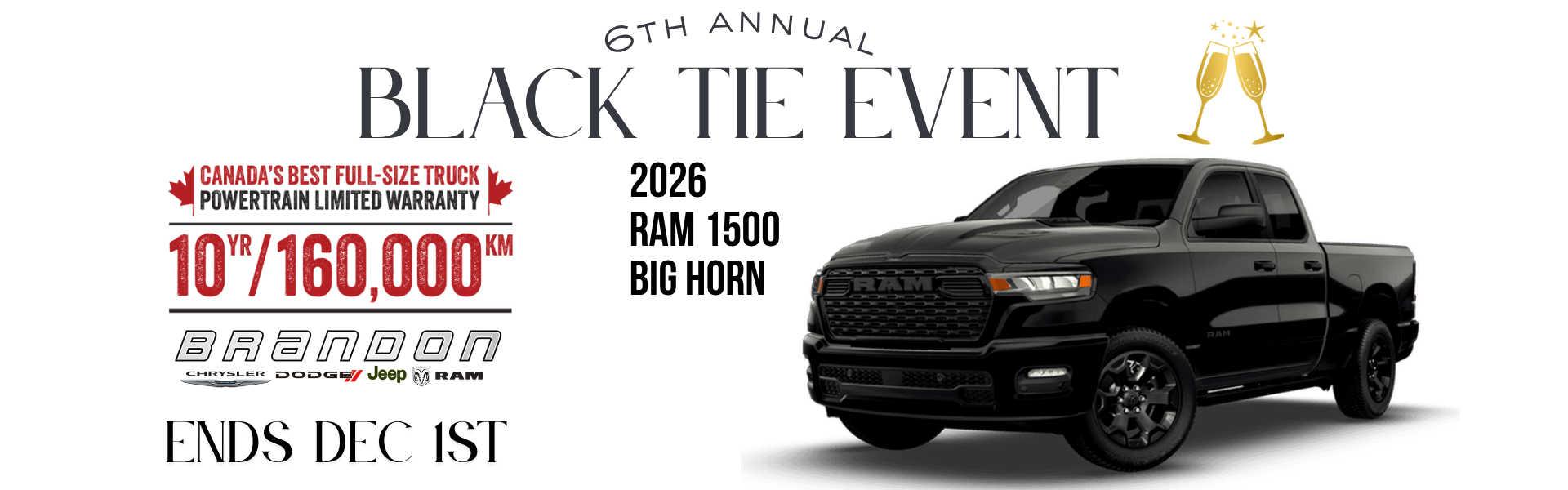 BLACK TIE EVENT RAM