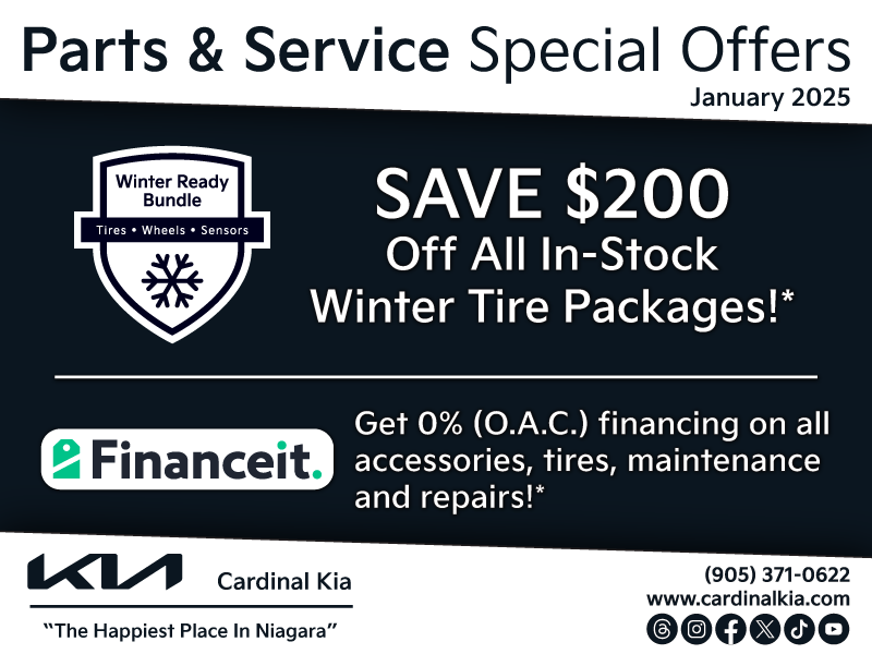 SAVE on winter tire packages!