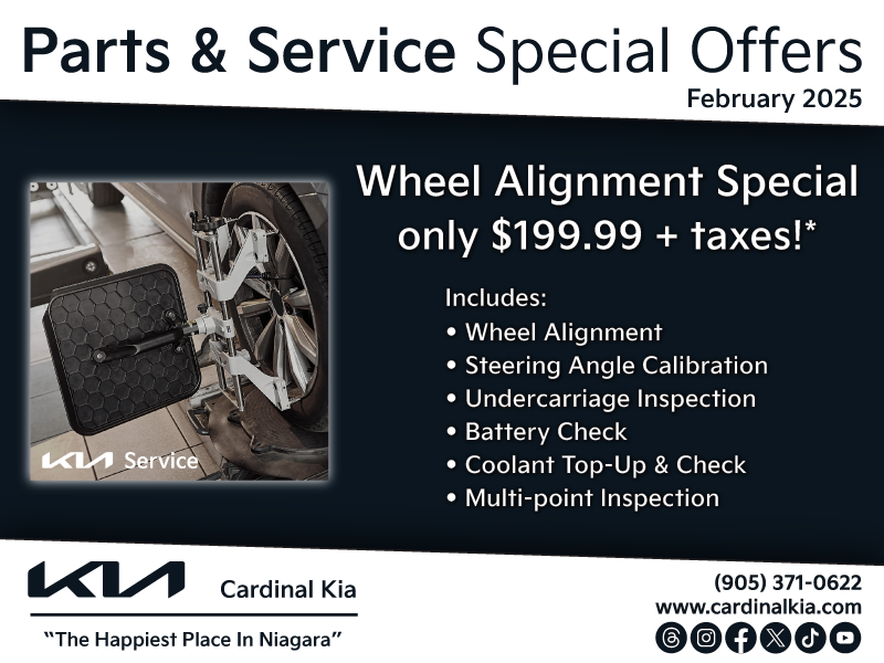 SAVE with our Wheel Alignment Special!