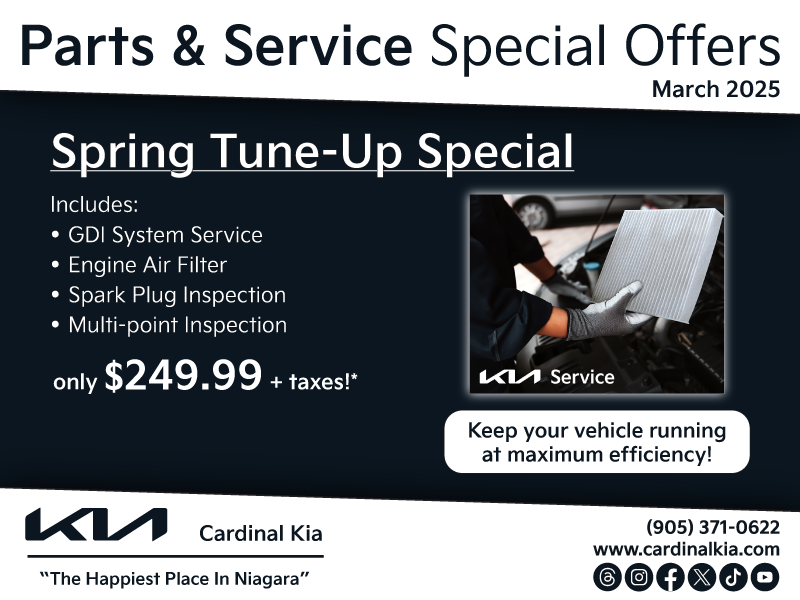 Just like Spring cleaning, it's time for a Spring Tune-Up!