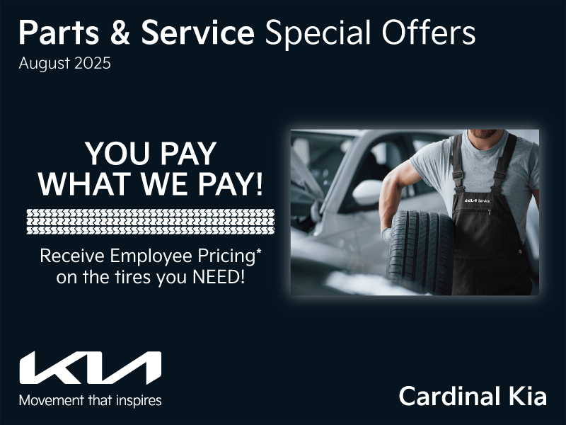 Employee Pricing On Tires!