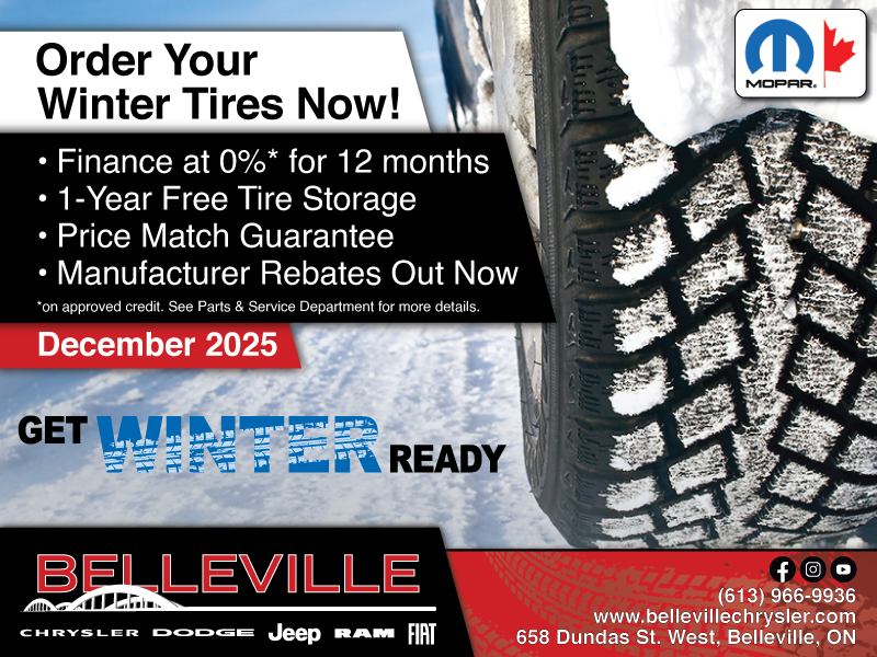 Don't wait for bad weather!