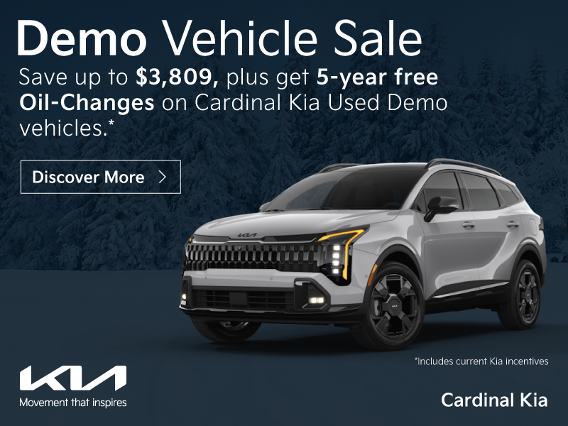 Cardinal Kia | Used Demo Sale
