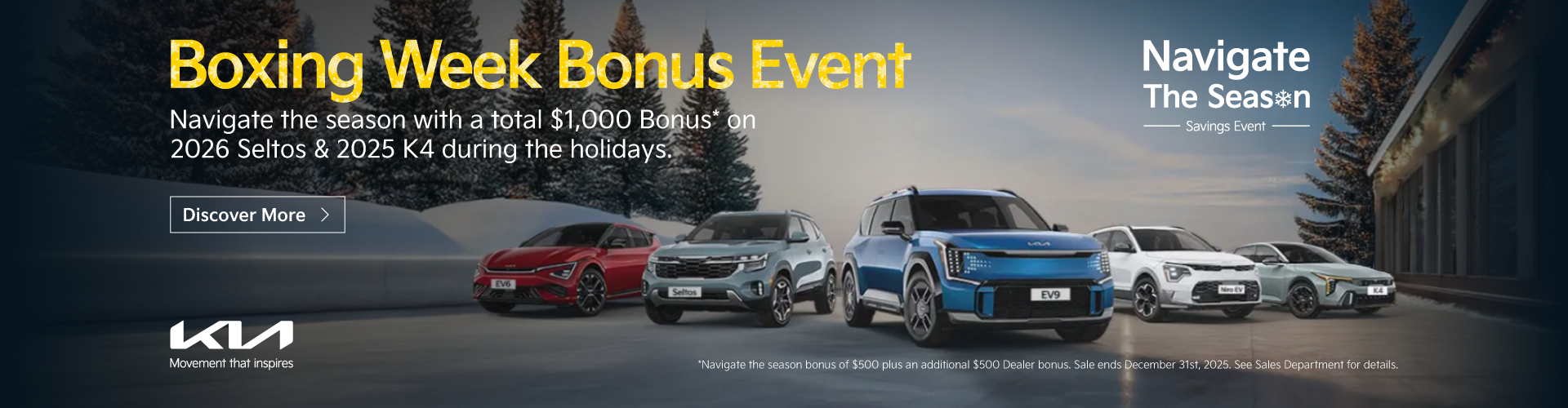 Boxing Week Bonus Event