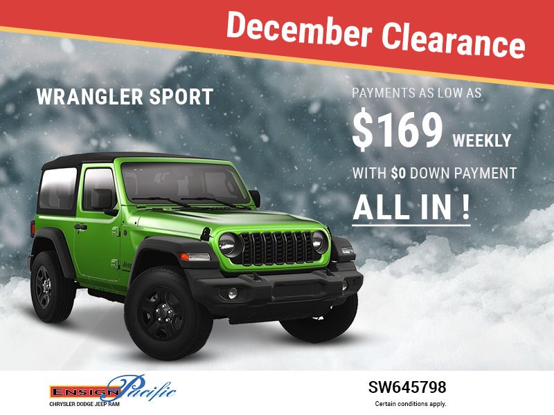 Get the Jeep Wrangler Sport