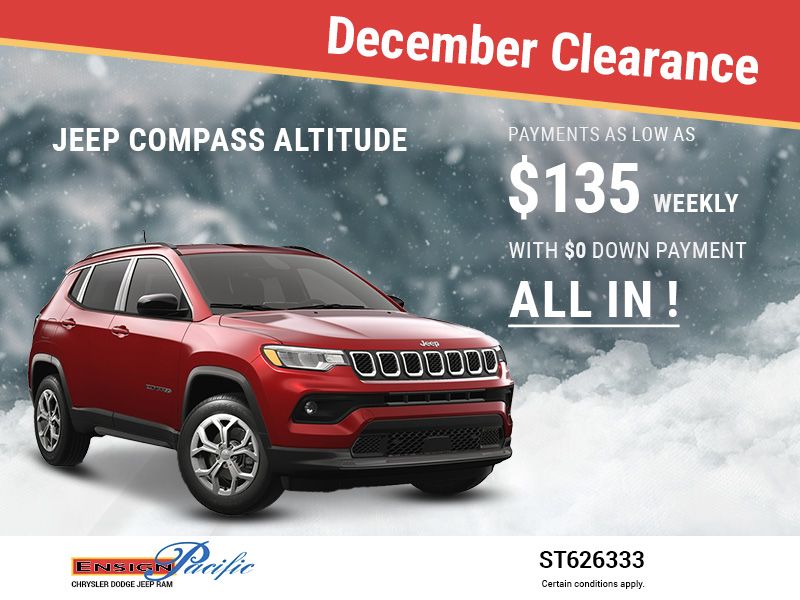 Get the Jeep Compass Altitude