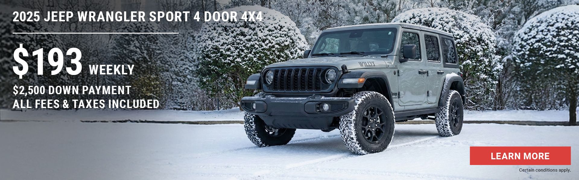 2025 Jeep Wrangler Sport