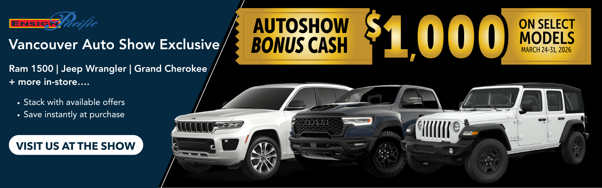 Autoshow Bonus Cash