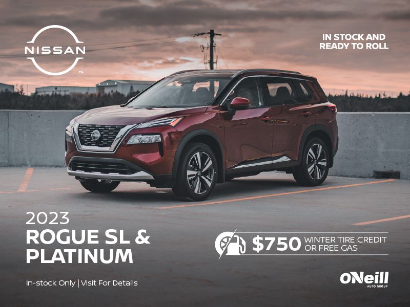 The 2023 Nissan Rogue SL & Platinum