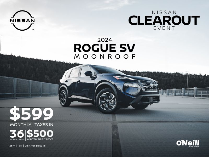 2024 Nissan Rogue SV Moonroof - Monthly