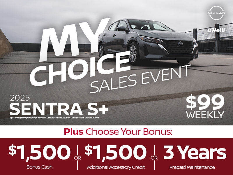 The 2025 Nissan Sentra S Plus